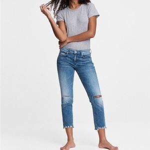 Rag and Bone Dre low-rise boyfriend in Mendecino